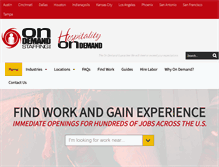 Tablet Screenshot of ondemandstaffing.jobs